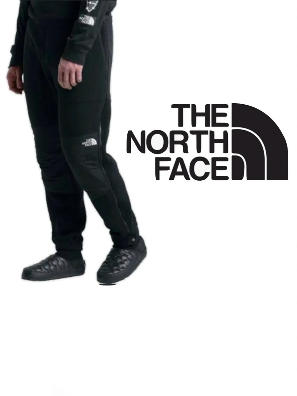 The North Face Vintage Denali Black Fleece Pants Large